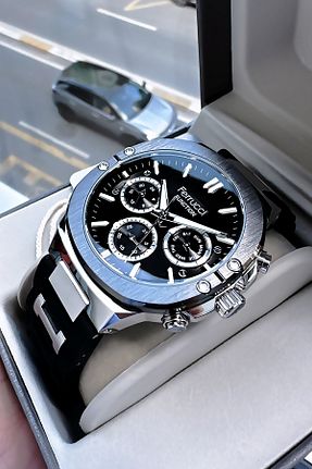 ساعت مچی مشکی مردانه 44 میلی متر Ferrucci - کد 921994302