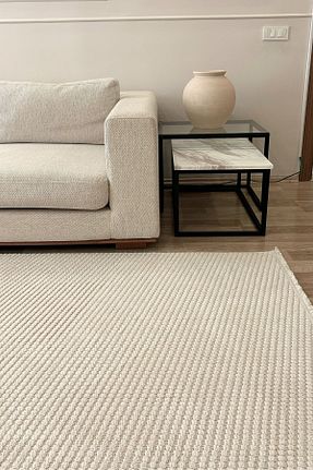فرش بژ زیره ضد لغزش Cool Halı - کد 734487316