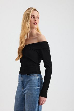 بلوز مشکی زنانه رگولار Rays - کد 922022747