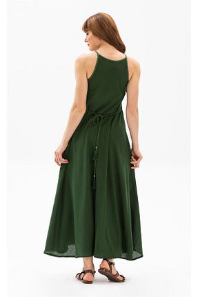 لباس سبز زنانه بافتنی Eliş Şile Bezi - کد 93008773