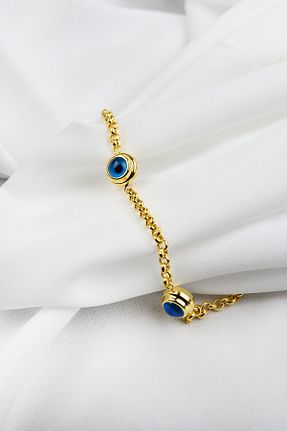 دستبند طلا طلائی مردانه 14 عیار kuyumcu nurettin - کد 450413905
