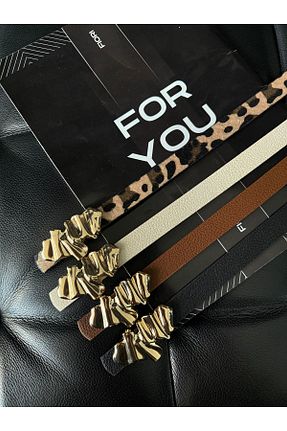 کمربند رنگی زنانه چرم مصنوعی Fiori - کد 922055086