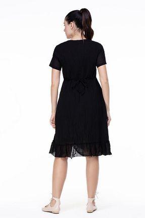 لباس مشکی زنانه بافتنی Eliş Şile Bezi - کد 770321159