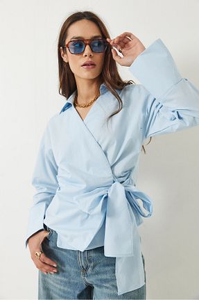 پیراهن آبی زنانه رگولار Bianco Lucci - کد 922045856