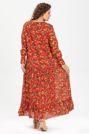 لباس نارنجی زنانه بافتنی Eliş Şile Bezi - کد 246967072