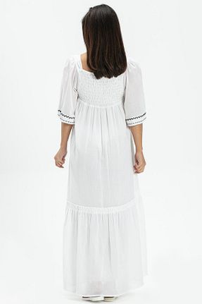لباس سفید زنانه بافتنی Eliş Şile Bezi - کد 246769482