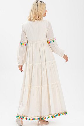 لباس بژ زنانه بافتنی Eliş Şile Bezi - کد 92944719
