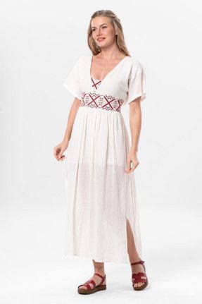 لباس بژ زنانه بافتنی Eliş Şile Bezi - کد 807262595