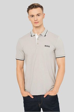 پولوشرت طوسی مردانه رگولار BOSS - کد 922051284