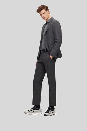 پلیور طوسی مردانه رگولار BOSS - کد 924301631