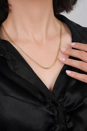 گردنبند طلا طلائی زنانه 14 عیار Güzide Kuyumcu - کد 449241254