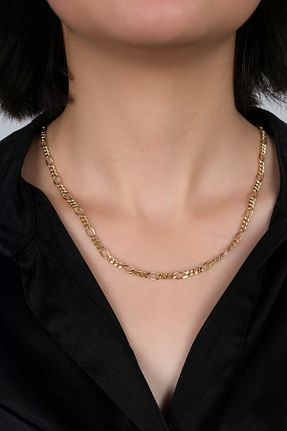 گردنبند طلا طلائی زنانه 14 عیار Güzide Kuyumcu - کد 449514763