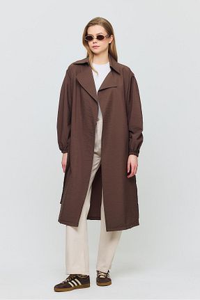 ترنچکت قهوه ای زنانه Rays - کد 922136131