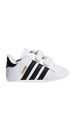 کفش اسنیکر سفید بچه گانه چسبی adidas - کد 1234460