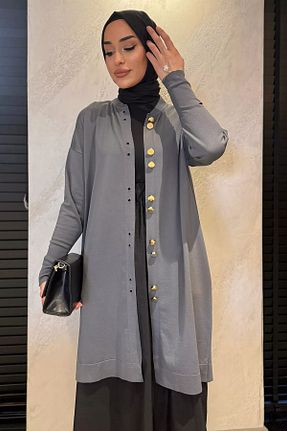 رویه حجاب طوسی زنانه رگولار Julude - کد 922148437