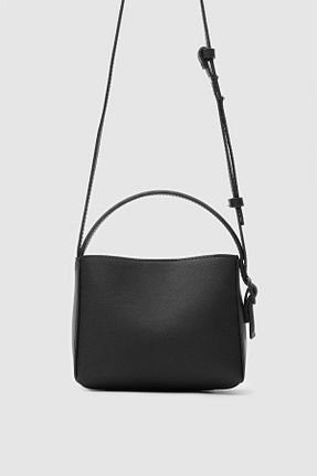 کیف پستچی مشکی زنانه چرم مصنوعی Shule Bags - کد 922144328