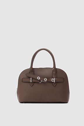 کیف پستچی قهوه ای زنانه چرم خالص Shule Bags - کد 922829952