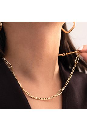 گردنبند طلا طلائی زنانه 14 عیار hakan mücevherat - کد 922788803