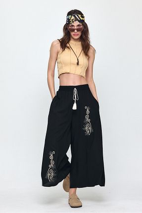 شلوار مشکی زنانه ویسکون Denismoda - کد 922160264