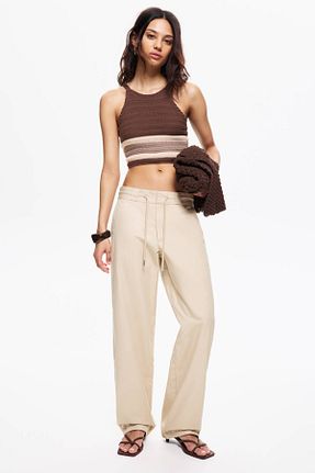 شلوار زنانه پنبه ای Pull & Bear - کد 922148528