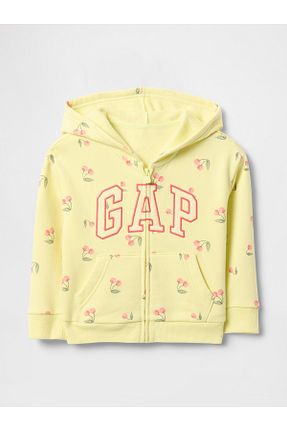 سوئیشرت زرد بچه گانه چاپی GAP - کد 922166036