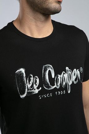 تیشرت مشکی مردانه رگولار Lee Cooper - کد 920512720