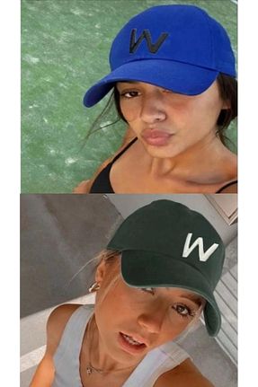 کلاه آبی زنانه w white stars sports & wear - کد 922157942