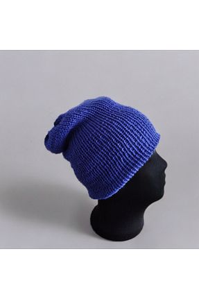 کلاه پشمی آبی زنانه اکریلیک Seval Güryalçın - کد 922180147