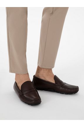 کفش لوفر قهوه ای مردانه پاشنه کوتاه (1 - 4 سانتی متر) Cacharel - کد 923124696