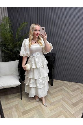 لباس بژ زنانه بافتنی Byelifdursun - کد 922201055
