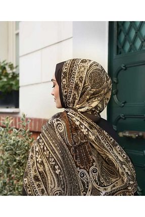 شال مشکی زنانه پلی استر Yazıcı Moda - کد 900504006