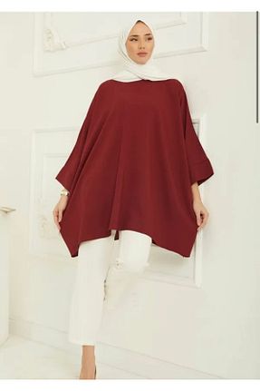تونیک زرشکی زنانه بافتنی MODA - کد 922200952
