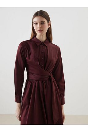 لباس زرشکی زنانه بافتنی LC Waikiki - کد 903719464