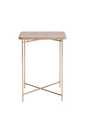 میز عسلی سفید Mermer Marmony Concept - کد 864456821
