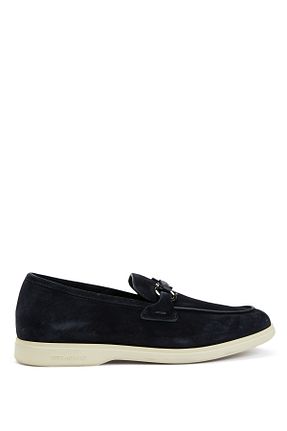 کفش کلاسیک سرمه ای مردانه Ferragamo - کد 922239588