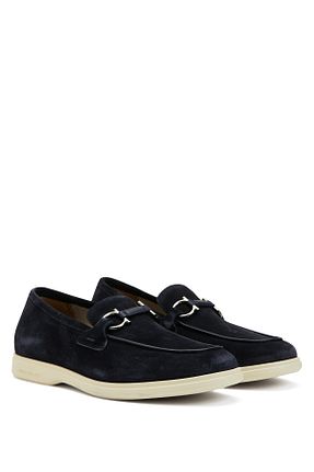 کفش کلاسیک سرمه ای مردانه Ferragamo - کد 922239588