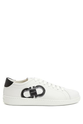 کفش اسنیکر سفید مردانه چرم Ferragamo - کد 923007834