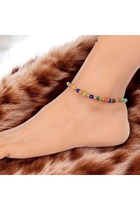 خلخال جواهر رنگی زنانه منجق EMENUNU - کد 922230076