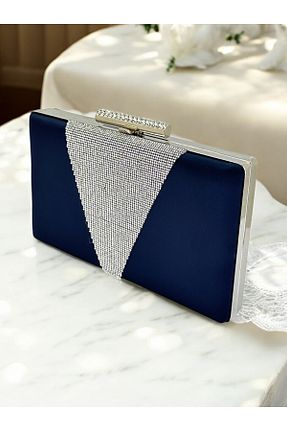 کیف مجلسی سرمه ای زنانه پارچه ای Biçanta - کد 922236789
