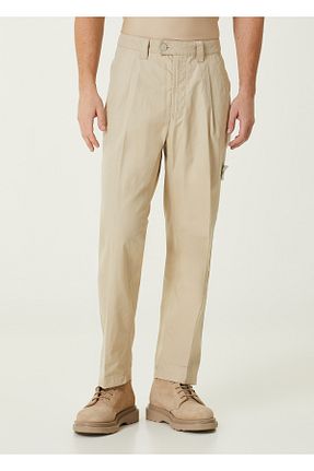شلوار بژ مردانه فاق نرمال Stone Island - کد 923022650