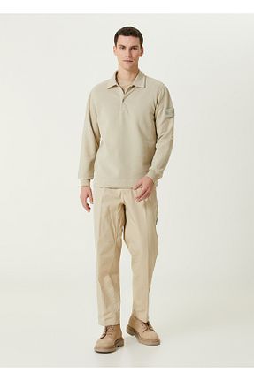 شلوار بژ مردانه فاق نرمال Stone Island - کد 923022650