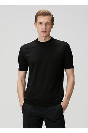 پلیور مشکی مردانه ساده Jil Sander - کد 923013904