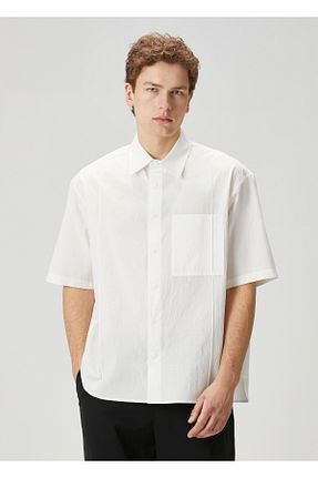 پیراهن سفید مردانه Solid Homme - کد 923013885