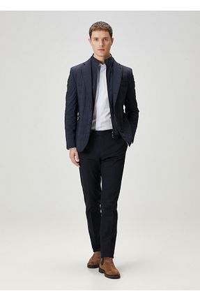 شلوار سرمه ای مردانه پاچه ساده Corneliani - کد 923013836