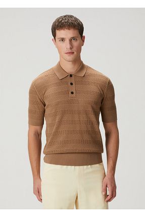 تیشرت قهوه ای مردانه رگولار Dries Van Noten - کد 923016978