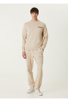 شلوار کرمگن بژ مردانه ZEGNA - کد 923022127