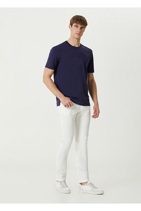 شلوار سفید مردانه پاچه تنگ ZEGNA - کد 923022260