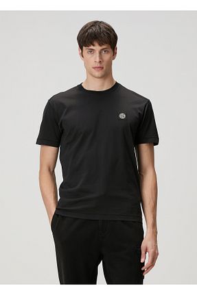 تیشرت مشکی مردانه رگولار Stone Island - کد 923024716