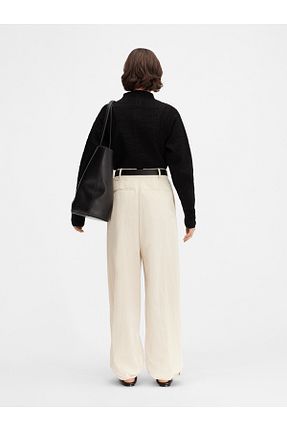 شلوار سفید زنانه پارچه JACQUEMUS - کد 922259929