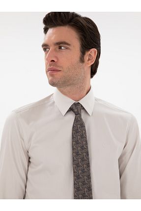 پیراهن بژ مردانه اسلیم فیت Cacharel - کد 922278949